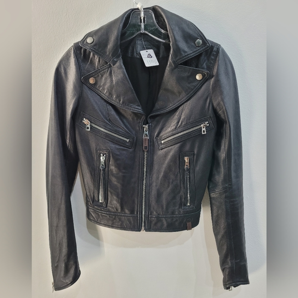 Rudsak Black Leather perfecto Jacket